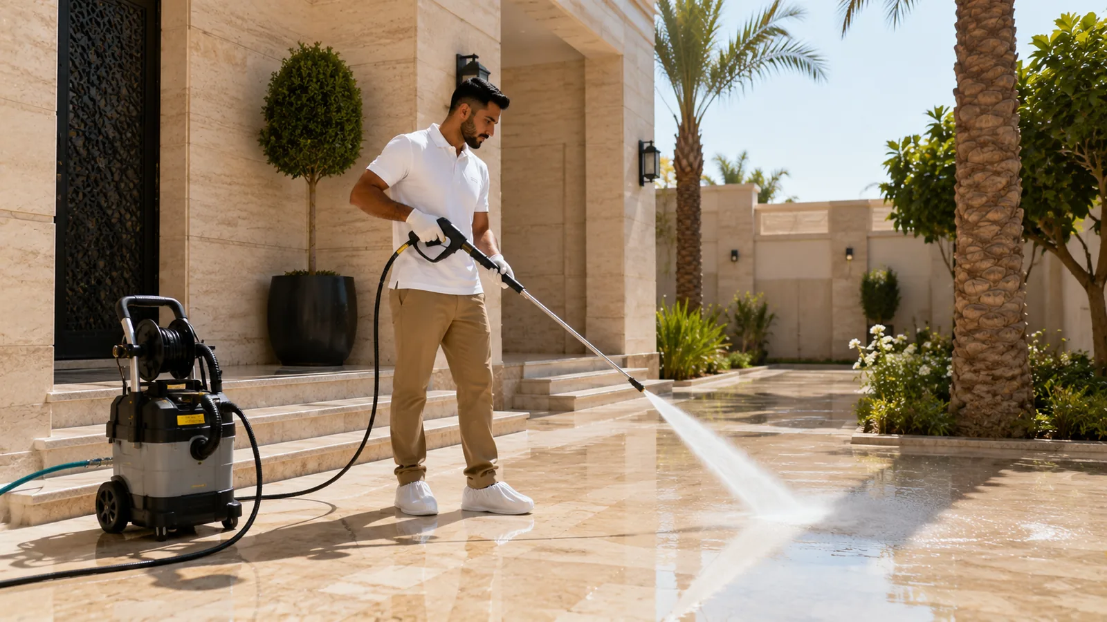 تنظيف الأرضيات